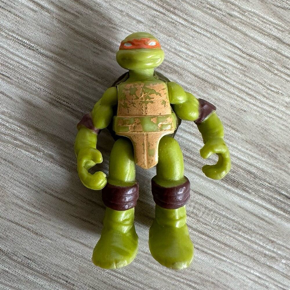 Teenage Mutant Ninja Turtle TMNT Mini Action Figure Toy Compact Polly Pocket